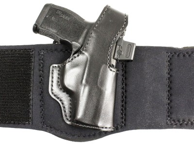 DeSantis Gunhide 014PC9YZ0 Die Hard Rig  Ankle Black Sig Sauer P365 w/Red Dot Right Hand