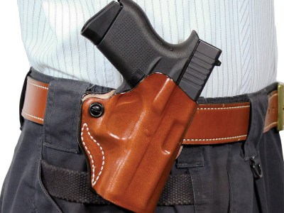 DeSantis Gunhide 019TA9YZ0 Mini Scabbard  OWB Tan Sig Sauer P365 w/Red Dot Right Hand