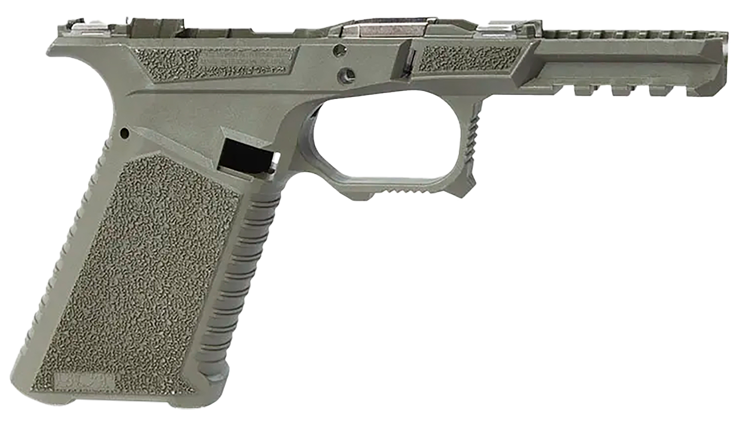 Sct Manufacturing 0225010100IB Full Size  Compatible w/ Gen3 17/22/31 OD Green Polymer Frame Aggressive Texture Grip Includes Locking Block