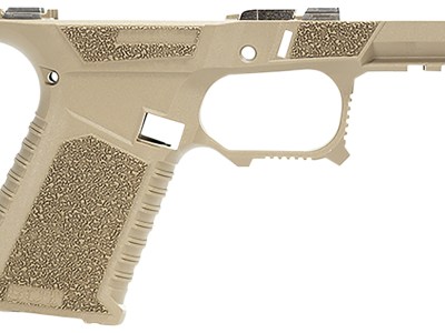 Sct Manufacturing 0225020100IA Sub Compact  Compatible w/ Glock 43X/48 Flat Dark Earth Polymer Frame Aggressive Texture Grip Includes Locking Block