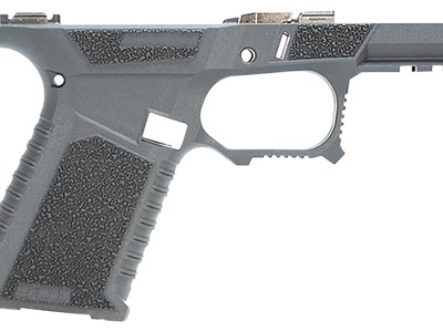 Sct Manufacturing 0225020100IC Sub Compact  Compatible w/ Glock 43X/48 Gray Polymer Frame Aggressive Texture Grip Includes Locking Block