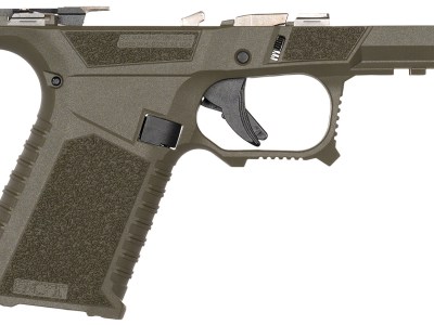 Sct Manufacturing 0226020000IB Sub Compact  Compatible w/ Glock 43X/48 OD Green Polymer Frame Aggressive Texture Grip
