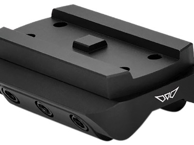 Warne 6111M Mini Red Dot Mount Shotgun Rib Black Anodized Aluminum Fits Holosun/Sig Romeo5/Vortex Crossfire/Aimpoint Micro H1-H2/ Aimpoint T1-T2