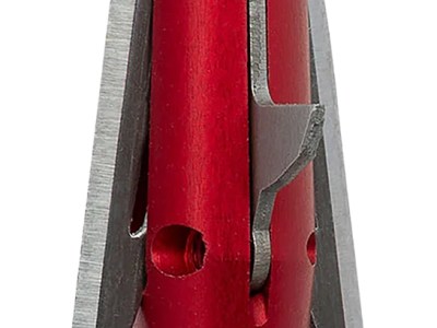 Tenpoint HEA8043 Nemesis Broadhead Chisel Tip 420 Stainless Steel Blades Red 100gr 3Pack