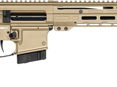 CMMG 28A490FCT Dissent MK4 22 ARC 10+1 16.10″ Coyote Tan Cerakote Picatinny Rail Aluminum Receiver, M-LOK Handguard, Black CMMG Dissent Side Folding Stock, Zeroed Drop-In Single Stage Trigger