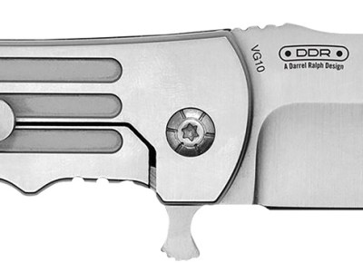 Camillus 19643 Dominator II 3″ Folding Drop Point Plain Titanium Bonded 420 Stainless Steel Blade, Silver Carbon Fiber/SS Handle