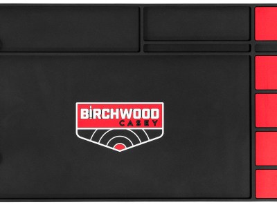 Birchwood Casey 30250 Pistol Cleaning Mat Black/Red Rubber 17″ x 11″
