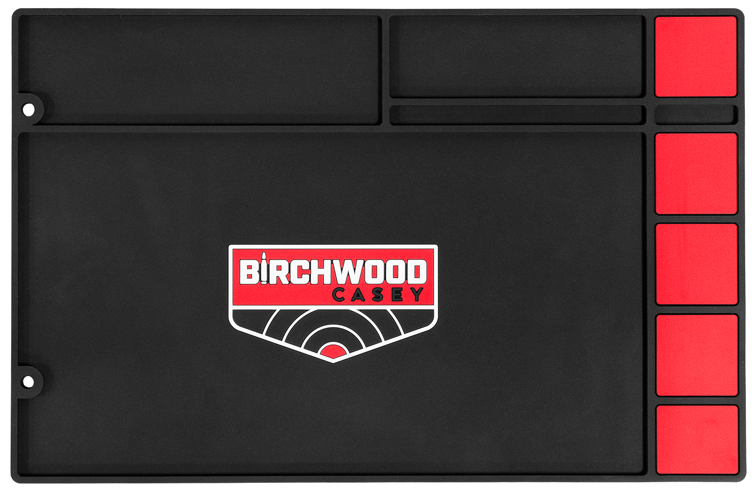 Birchwood Casey 30250 Pistol Cleaning Mat Black/Red Rubber 17″ x 11″