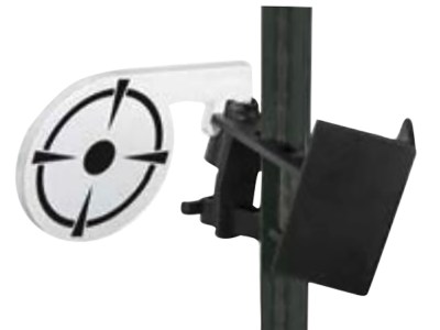 Birchwood Casey TP38DT T-Post Dueling Target Steel Black/White Bullseye