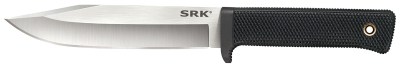 Cold Steel CS38CKE SRK  6″ Fixed Clip Point Plain 3-V Steel Blade, 4.75″ Black Textured Kray-Ex Handle