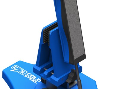 Cold Steel CSKSBKS Benchtop Knife Sharpener Blue Fixed Diamond Sharpener Includes Carry Case