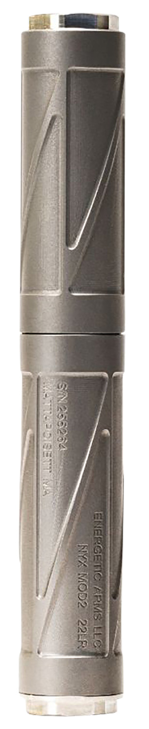 Energetic Armament EA02 NYX Mod 2 Suppressors 22LR 1/2×28 Bead Blast