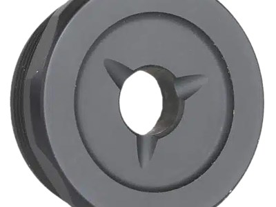 Jk Armament JK155PROEC30 155 Pro Flash Reducer End Cap 30 Cal 1.375″x24 Ti6AL4V Titanium Black