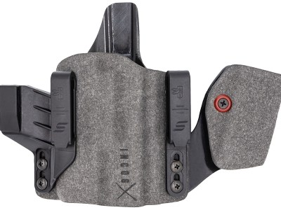 Safariland INCOG0895A0CX261MC Incog X  IWB Gray Cordura w/Mag Caddy, Fits Glock 43X/48 Belt Clip Mount, Right Hand