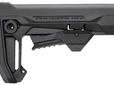 Strike Industries STRIKEESMOD2BK MOD2 Rifle Stock Black Polymer Compatible w/ AR Style Buffer Tubes