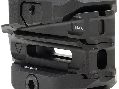 Strike Industries T1VOMBK Strike Variable Optic Mount for Aimpoint Micro standard  Black Anodized