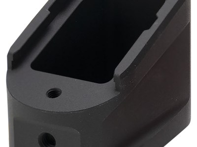 Strike Industries EMPALG17BK Extended Mag Plate  Fits Glock G17 Fits Glock G22 Black 6061 T-6 Aluminum