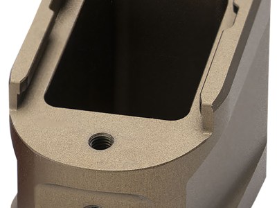 Strike Industries EMPALG17FDE Extended Mag Plate  Fits Glock G17 Fits Glock G22 Flat Dark Earth 6061 T-6 Aluminum