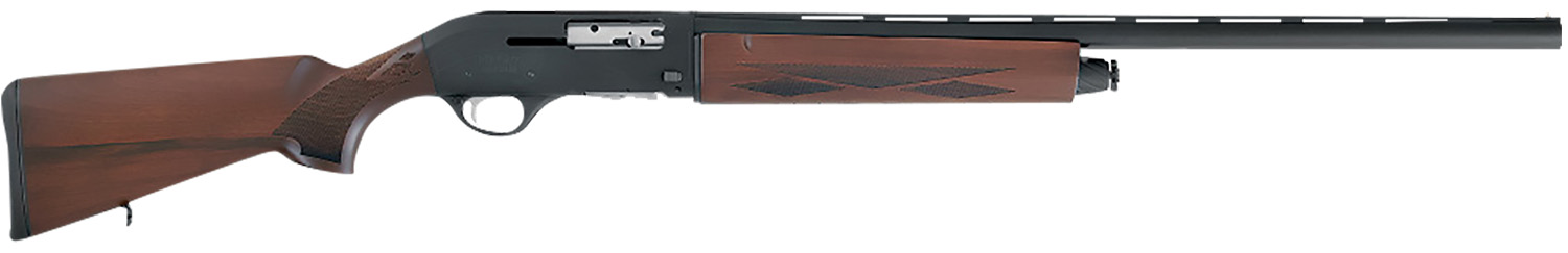 Escort HEAS122805W2 WS  Full Size 12 Gauge Semi-Auto 3″ 4+1 28″ Black Chrome Vent Rib Barrel, Black Anodized Grooved Aluminum Receiver, Adjustable Turkish Walnut Stock