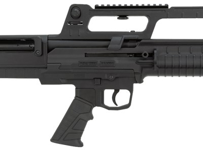 Escort HEBA41180001 BullTac SA 410 Gauge Semi-Auto 3″ 5+1 18″ Black Stainless Steel Barrel, Black Aluminum/Polymer Receiver w/Picatinny Rail, Black Bullpup Synthetic Stock, Black Grip