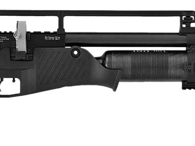 Hatsan USA HGBLITZ30 Blitz Air Rifle 30 Cal Carbon Fiber Air Tank, Open Sights, Synthetic Tactical Stock w/Elevation Adjustable Cheek Rest,  Integrated Pistol Grip