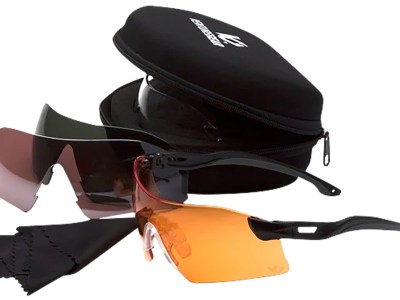 Pyramex VGSB88KIT Drop Zone Glasses Kit Multi Lens Anti-Fog Black Frame