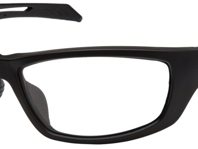 Pyramex VGSB1310T Howitzer Glasses Clear Lens Black Frame