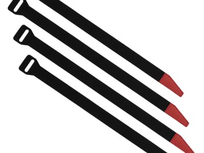 Magpul MAG1442BLK DAKA Gear Straps Black/Red 12″ Long 4 Pack