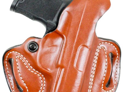 DeSantis Gunhide 085TA1ZZ0 Thumb Break Mini Slide Tan Fits Rost Martin RMIC Belt Loop Mount Right Hand