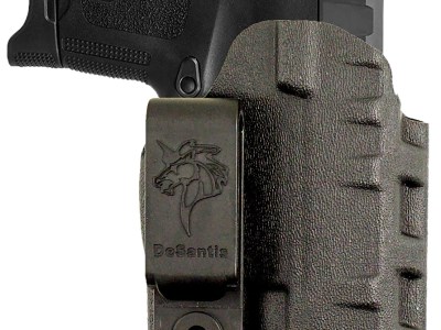 DeSantis Gunhide 137KJ1ZZ0 Slim-Tuk  IWB Black Kydex Belt Clip Fits Rost Martin RMIC Ambidextrous