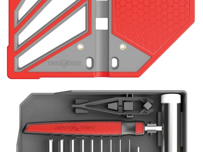 Real Avid AVMBBPKIT  Master Gray/Red Steel 18 Pieces