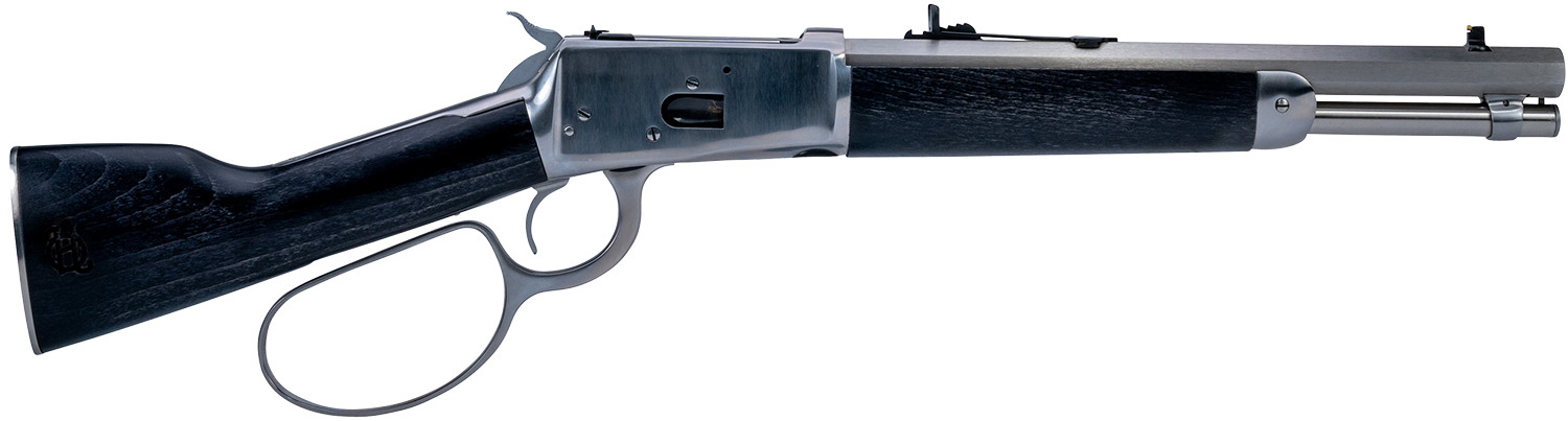 Heritage Mfg RH9235712F9 92 Ranch Hand 38 Special +P 357 Mag 5+1 12″ Stainless Octagon Barrel, Stainless Steel Receiver, Black Fixed Wood Stock