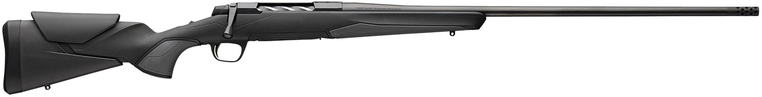 Browning 036003297 X-Bolt 2 Hunter Full Size 300 PRC 3+1 26″  Matte Blued Threaded Sporter Barrel, Blued Drilled & Tapped Steel Receiver, Adj Vari-Tech Black Synthetic Stock, Thread Protector