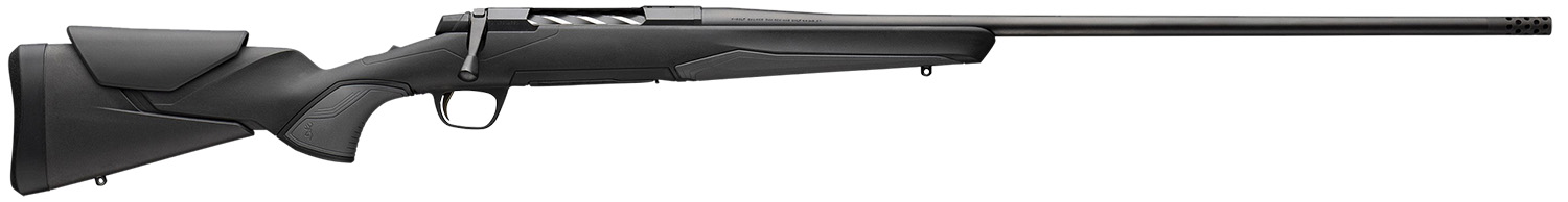 Browning 036031299 X-Bolt 2 Micro Full Size 6.8 Western 3+1 22″ Matte Blued threaded Sporter Barrel, Matte Blued Drilled & Tapped Steel Receiver, Adjustable Vari-Tech Black Synthetic Stock