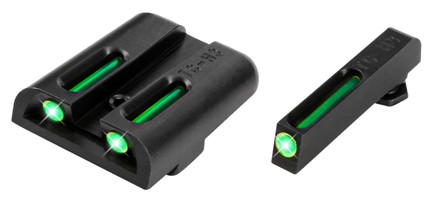 TruGlo TG131XT TFO  Green/Tritium/Fiber Optic Front Sight-Green/Tritium/Fiber Optic Rear Sight Springfield Armory XD