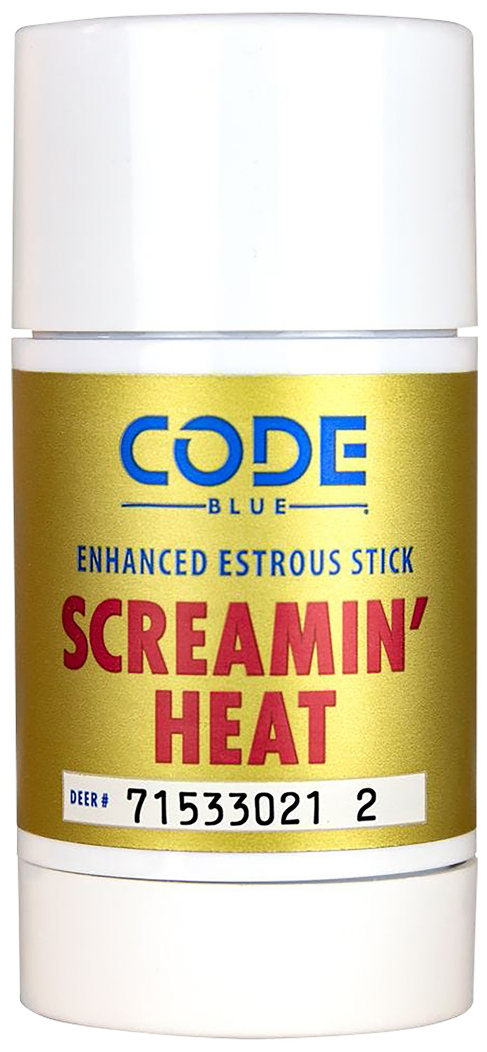 Code Blue OA1418 Screamin’ Heat Stick Doe Urine Scent Wax 2.60 oz Scent Stick