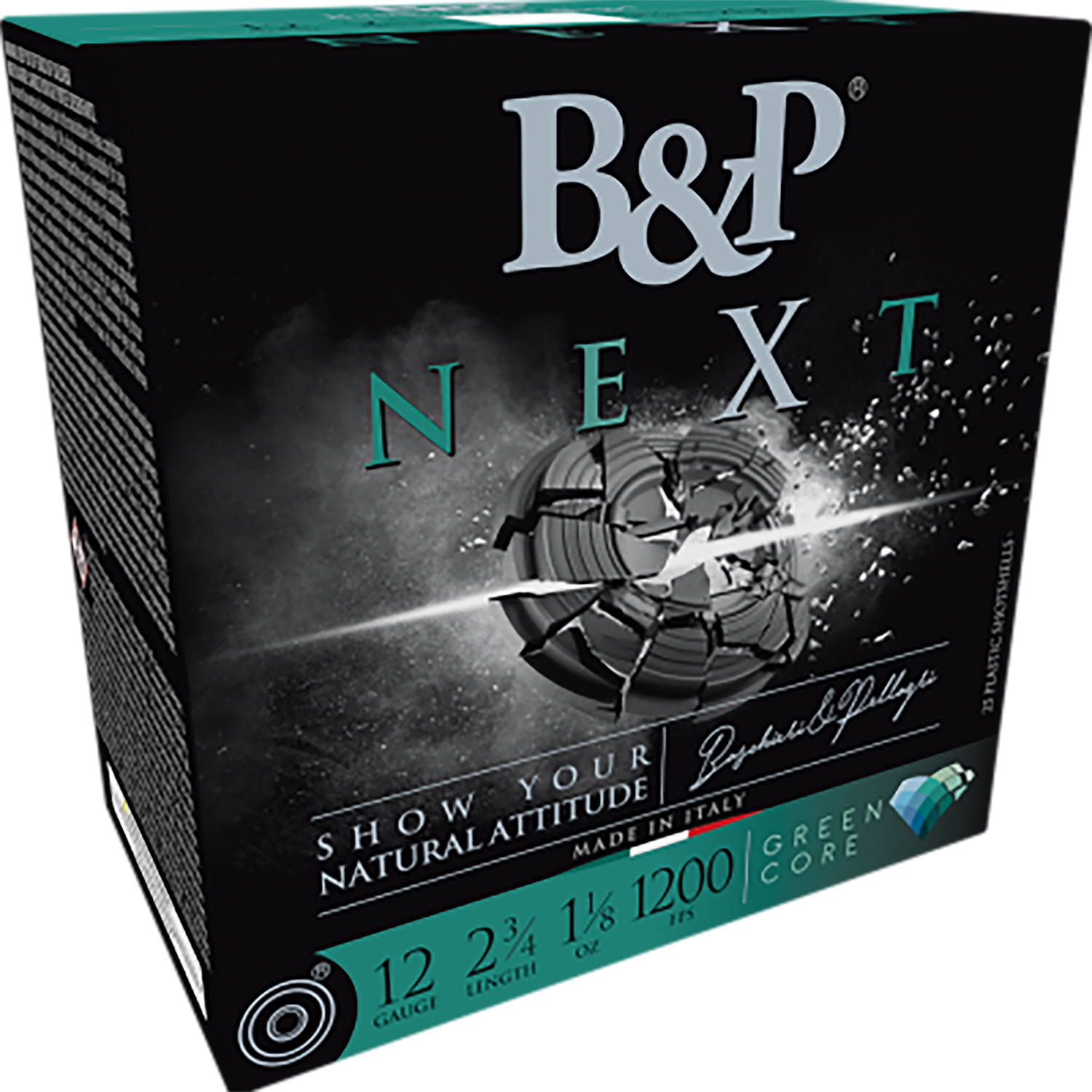 B&p Ammunition 12B18NX8 Next  12Gauge 2.75″ 1 1/8oz 8Shot 25 Per Box/10 Case