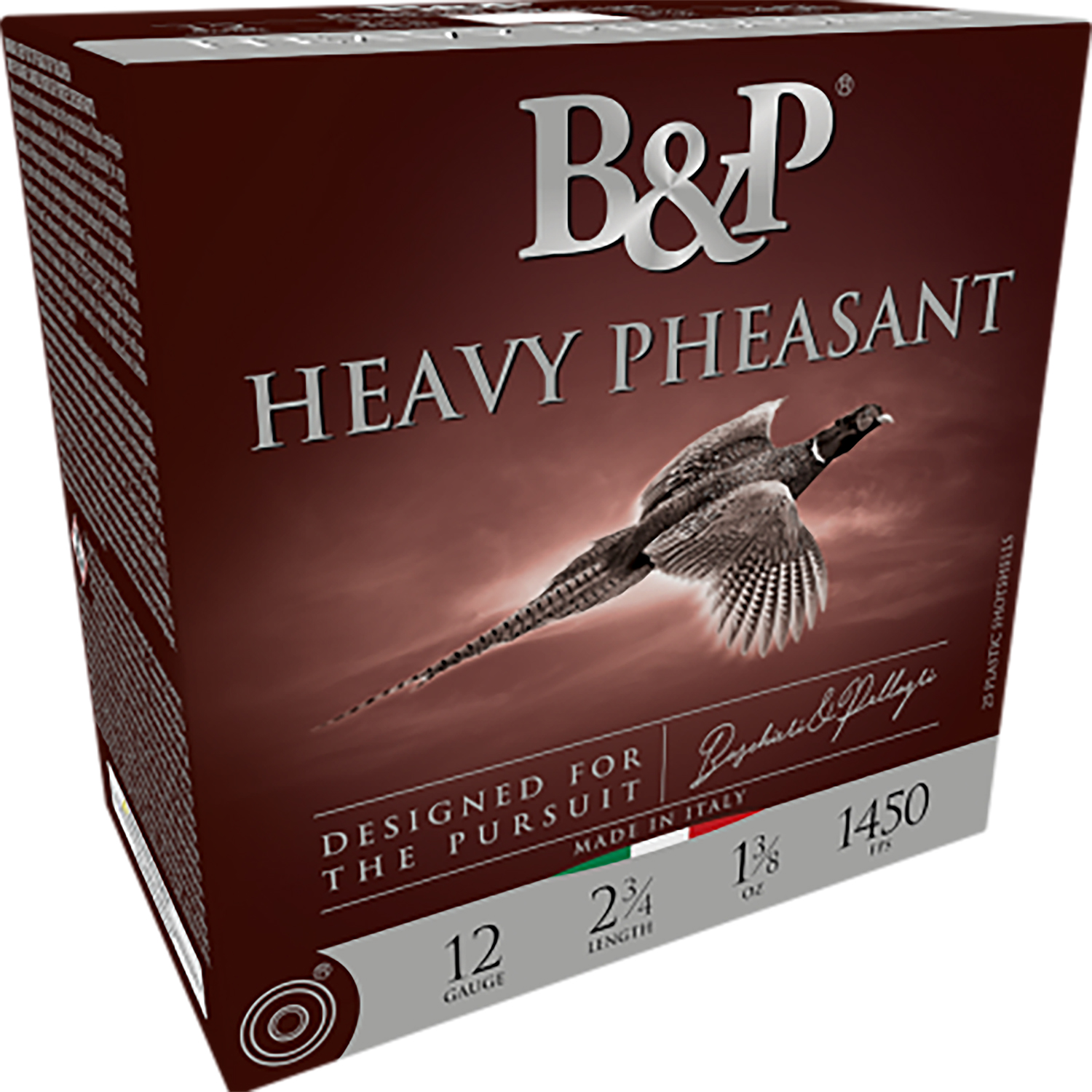 B&p Ammunition 12B38H4 Heavy Pheasant  12Gauge 2.75″ 1 3/8oz 4Shot 25 Per Box/10 Case