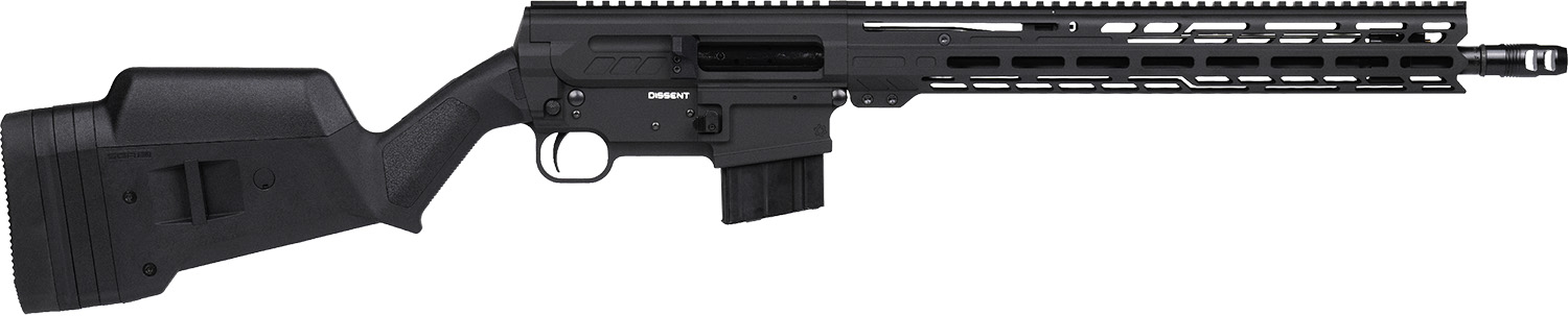 CMMG 60AB40CAB Dissent BR4 *CA Compliant 6mm ARC 10+1 16.10″ Black Nitride Threaded Barrel, Black Armor Cerakote Picatinny Rail Aluminum Receiver, Magpul SGA Black Synthetic Stock