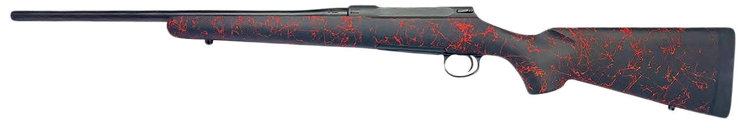 Sauer 80118093 100 Classic XT Sports South Exclusive Full Size 7mm Rem Mag 4+1 24.40″ Matte Blued Steel Barrel & Drilled & Tapped Steel Receiver, Black/Red Webbing HS Precision Synthetic Stock