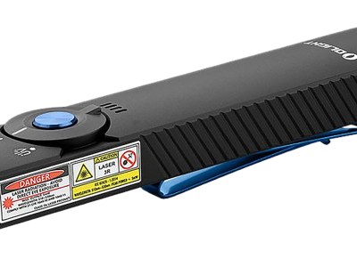 Olightstore Usa Inc ARKFELDPRO3RBKCW Arkfeld Pro  Black 1/15/100/420/1,300 Lumens White LED Green Laser UV Light