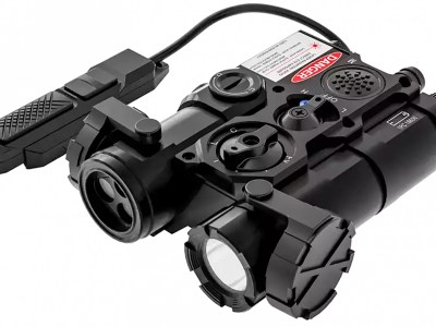 AGM Global Vision WLAD-CLA1-B1 WLAD 1B  Black Green Laser & IR Pointer/Illuminator Coaxial Dual Laser White LED 300 Lumen