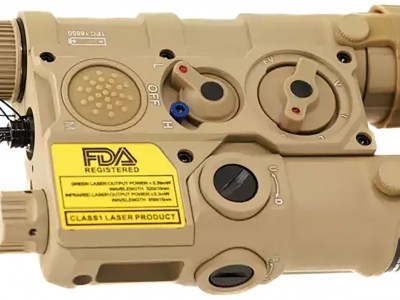 AGM Global Vision WLAD-CLA1-T1 WLAD-1T  Tan Ultraviolet Laser & IR Pointer/Illuminator Coaxial Dual Laser White LED 300 Lumen