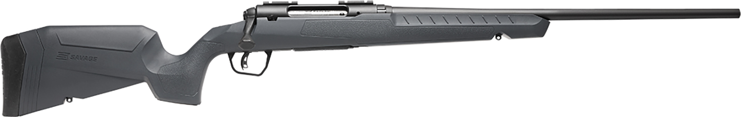 Savage Arms 32061 Axis 2  243 Win 4+1 22″ Matte Black Sporter Barrel, Matte Black Drilled & Tapped Steel Receiver, Fixed Matte Gray Synthetic Stock, Right Hand