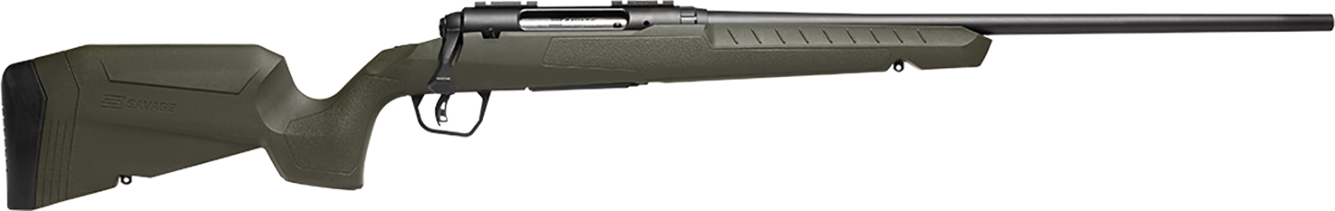 Savage Arms 32109 Axis 2 Compact 308 Win 4+1 20″ Matte Black Heavy Sporter Barrel, Matte Black Drilled & Tapped Carbon Steel Receiver, Fixed OD Green Synthetic Stock, Right Hand