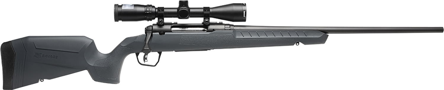 Savage Arms 32178 Axis 2 XP Combo Full Size 400 Legend 4+1 20″ Black Sporter Barrel, Black Steel Receiver Drilled & Tapped, Gray Fixed Synthetic Stock, Weaver 3-9x40mm Scope, Right Hand