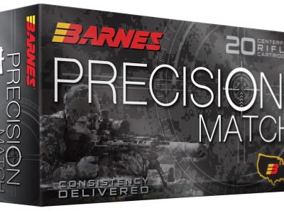 Barnes Bullets 32018 Precision Match  223Rem 77gr Match Burner OTM BT 20 Per Box/10 Case