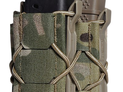 High Speed Gear 24DD00MC TACO Gen 2 Double Decker Multi-Cam Nylon Laminate MOLLE Mount Pistol/Rifle