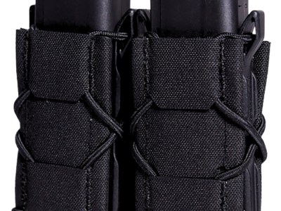 High Speed Gear 24PT02BK TACO Gen 2 Double Black Nylon Laminate MOLLE Mount Pistol