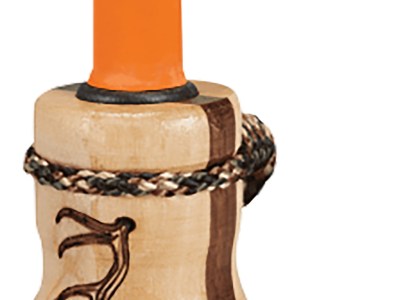 Wayne Carlton’s Calls HSWCC70167 Lil’ Heifer Cow Call Calf/Cow Sounds Walnut/Maple Wood Barrel